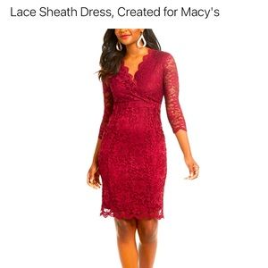 Beautiful green lace wrap dress. Purchased from Macy’s worn once